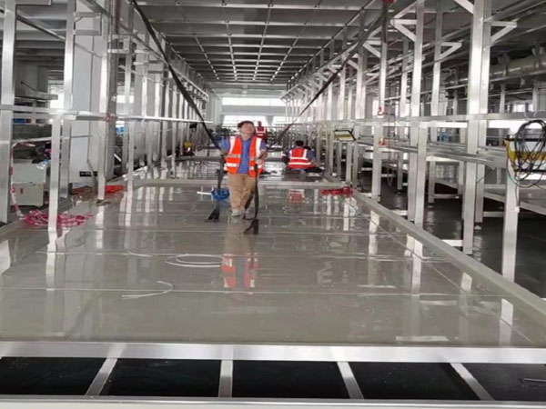 表面处理生产线制作现场