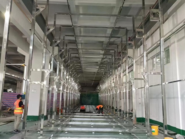 表面处理生产线制作现场